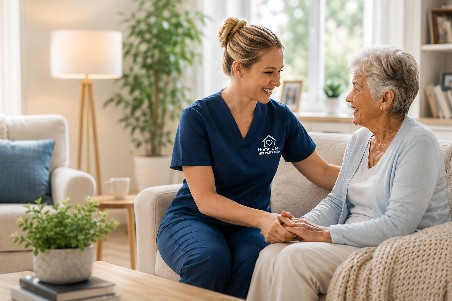 private in-home care home page